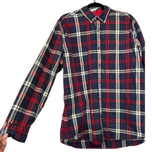 Sperry Top-Sider Button-Up Men's Plaid Shirt Size XL